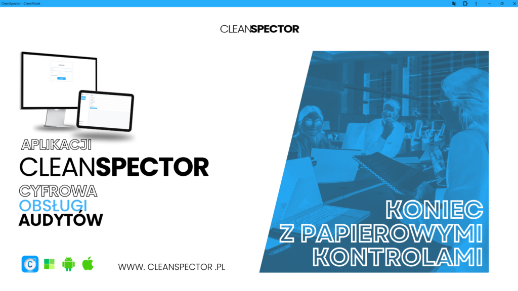 CleanSpector - aplikacja do zarządzania audytami.
