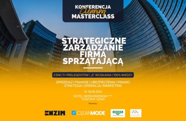 Kup bilet na Konferencję Cleaning Masterclass